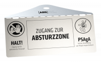 ABS BorderMark Warning Sign